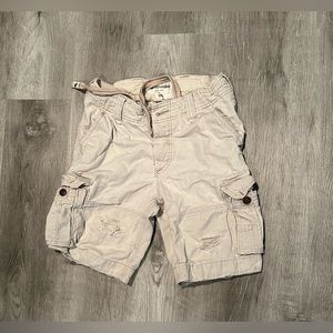 Abercrombie khaki shorts